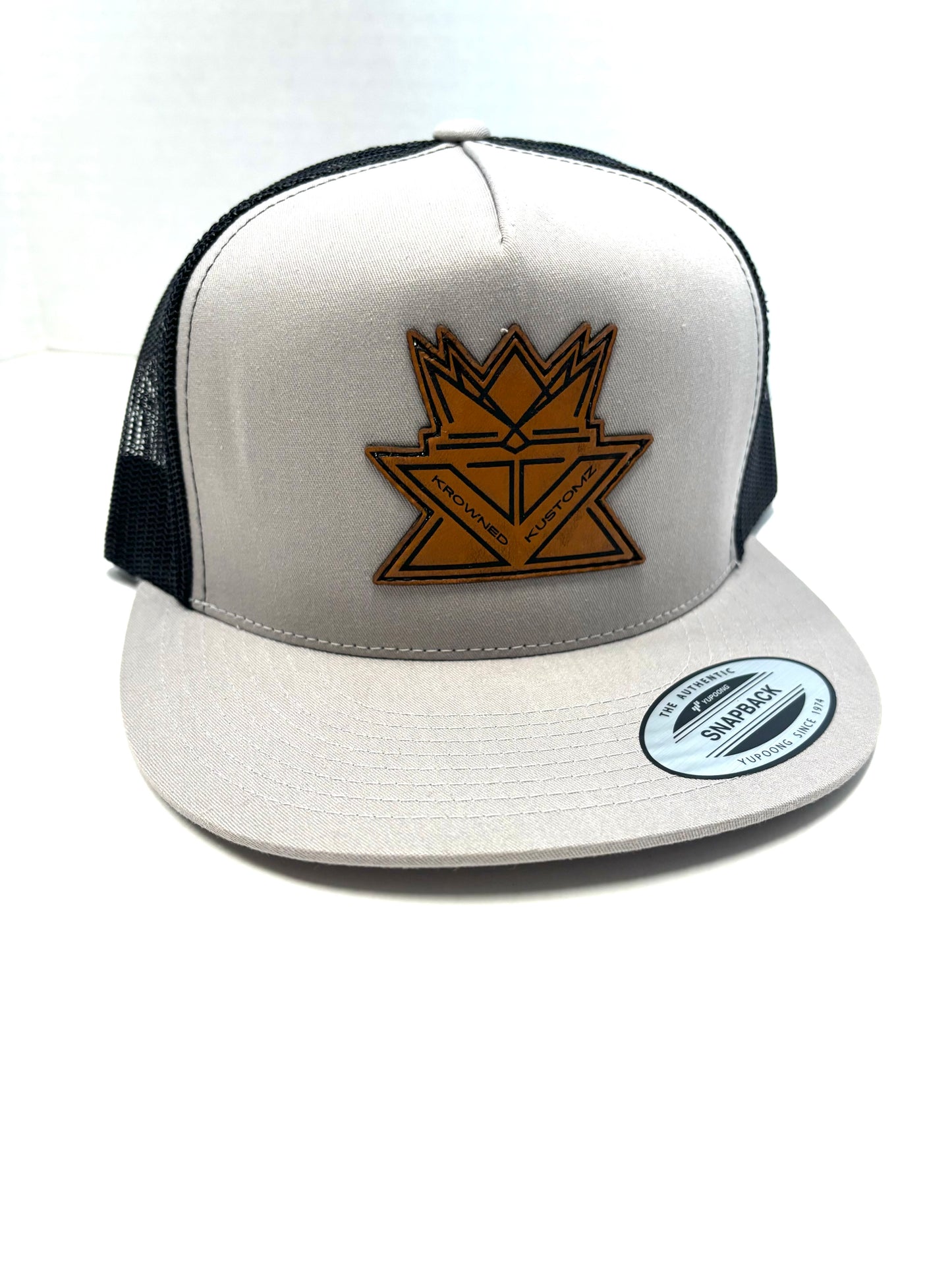 Light Gray Flat Bill Hat